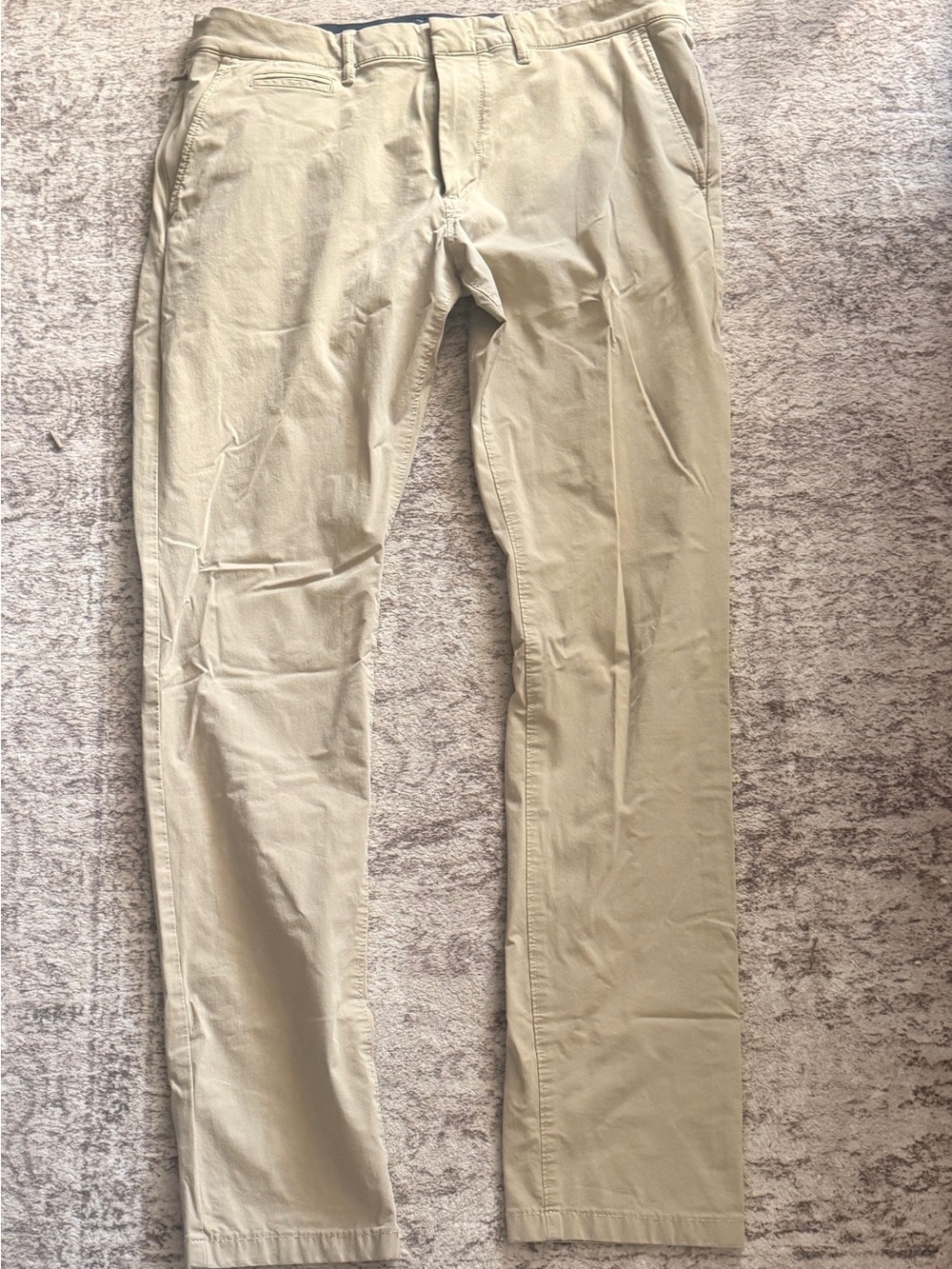 J. Crew Khaki Straight-Leg Chinos in Light Tan